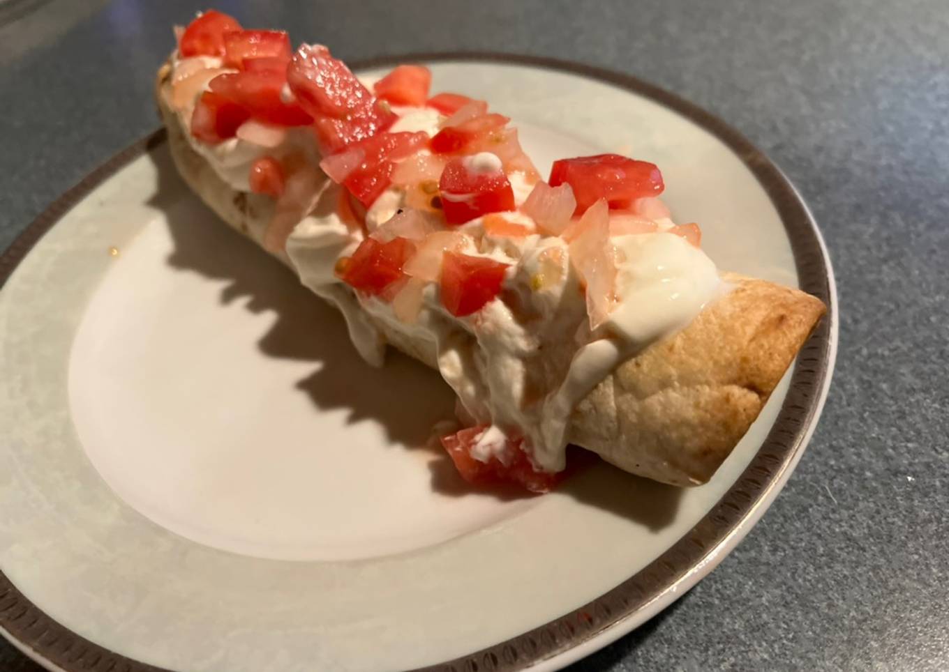 Beef Flautas with Lime Crema pico