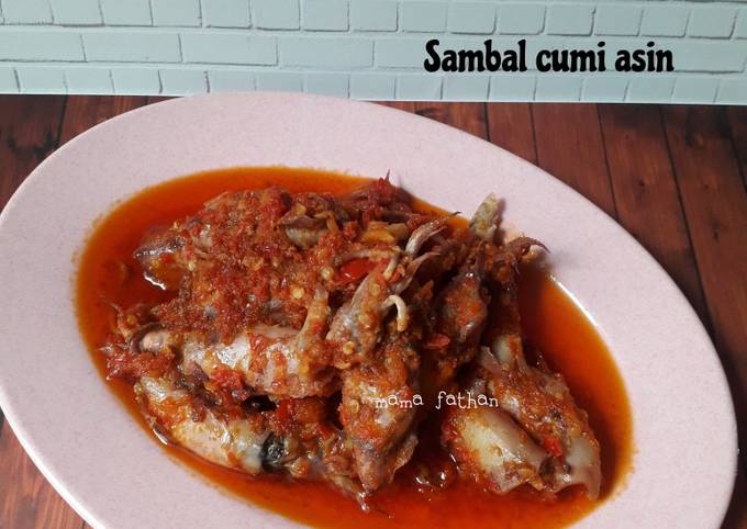 Sambal cumi asin