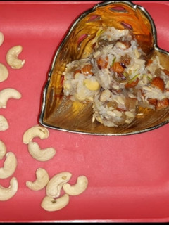 A picture of Dry fruit panjiri.