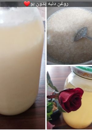 عکسی از دستور روغن دنبه بدون بو 🌹