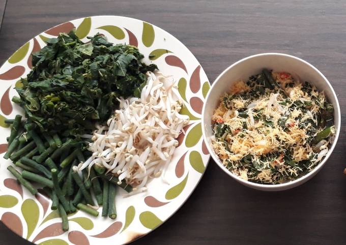 Langkah Mudah untuk Membuat Urap - urap Kelapa Sangrai, Bisa Manjain Lidah