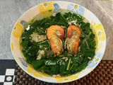 Canh rau đay nấu tôm thịt