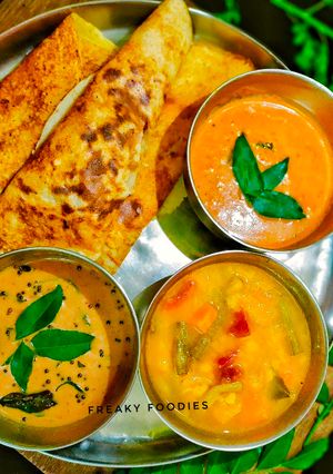 কুমড়োর ধোসা (Pumpkin dosa recipe in bengali) রেসিপির প্রধান ছবি