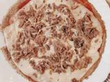 Pizza de avena en la sartén