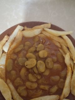 صورة لوصفة طاجين الفول