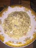 Spagethi carbonara ala rumahan