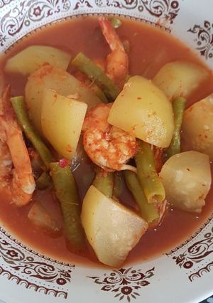 รูปของ แกงส้มแตงโมอ่อนกุ้งสด