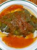 Nopal Stuffed with Beans and Cheese