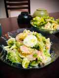 Ensalada de Camarones, brócoli y huevo cocido Japonés EBITOBROCORINOSALAD🇺🇾🇯🇵海老とブロッコリーと茹で卵のサラダ
