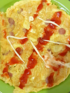 Foto resep Pizza telur dadar