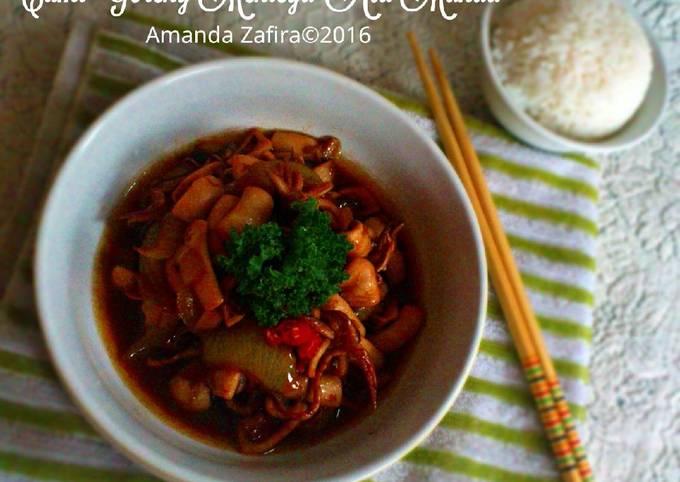 Resep Cumi Goreng Mentega Ala Manda, Sempurna