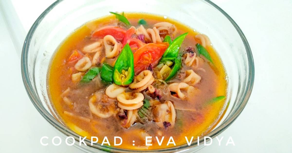 Resep Cumi Asam-Manis (simpel) Oleh Eva Vidya - Cookpad