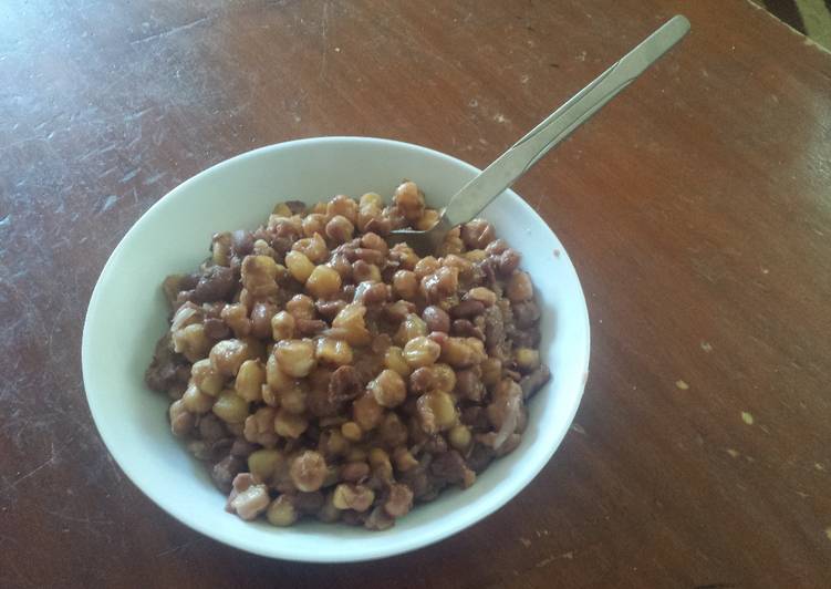 Recipe of Any-night-of-the-week Dry Githeri (beans and corn)