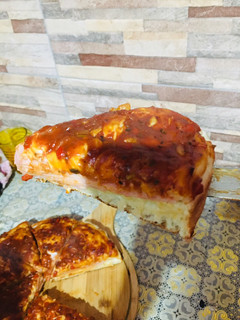 Una foto de Pizza rellena