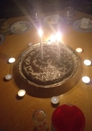 صورة لوصفة كعكت عيد الميلاد