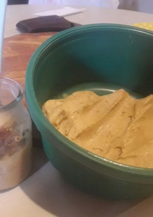 Una foto de Helado de banana