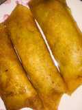 Chicken vegetable roll