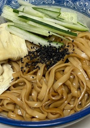 醬香油拌素麵 的食譜成品照片