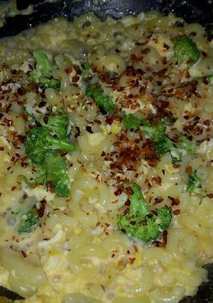 Foto resep Macaroni sauce carbonara with cheese