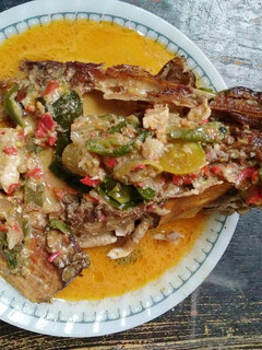 Foto resep Mangut ndas (kepala) ikan manyung