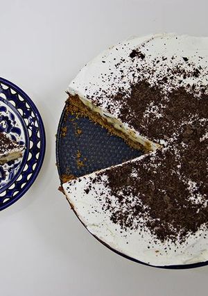 صورة لوصفة طريقة عمل فطيرة الموز والكراميل