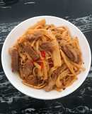 Măng kho thịt heo