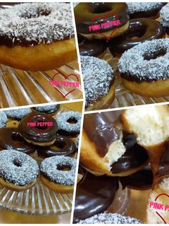 صورة لوصفة دونات بالشكلاطة 🍩🍩