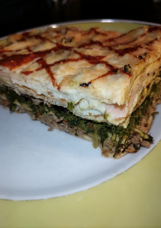 Una foto de Lasagna de filloas
