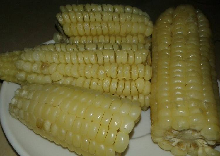 Soft boiled corn