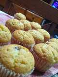 Magdalenas o muffins de naranja