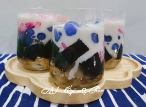 Hình của món Chè sương sáo củ năng trân châu cốt dừa.