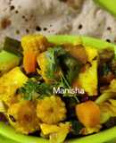 Simple Mix Veg Curry with Chapati