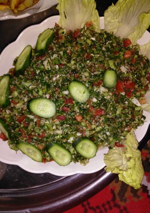صورة لوصفة التبولة السورية 😍