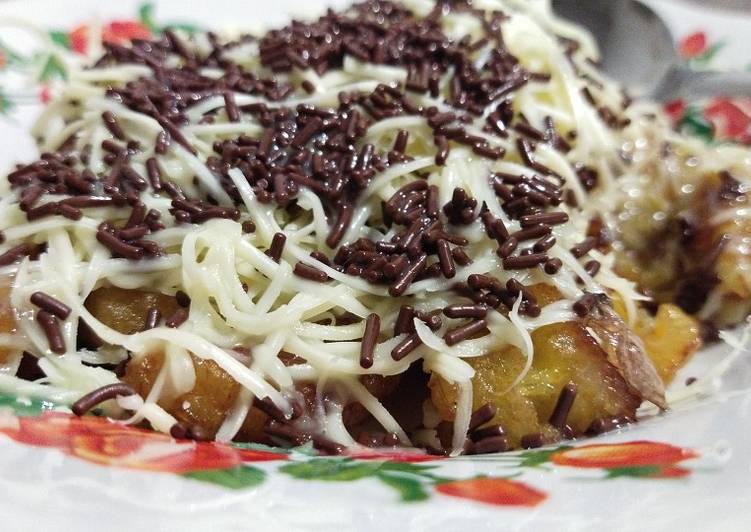 Pisang coklat keju