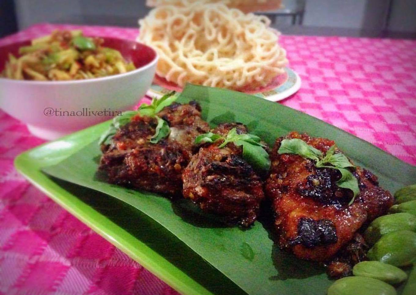 Ayam bakar bumbu rujak