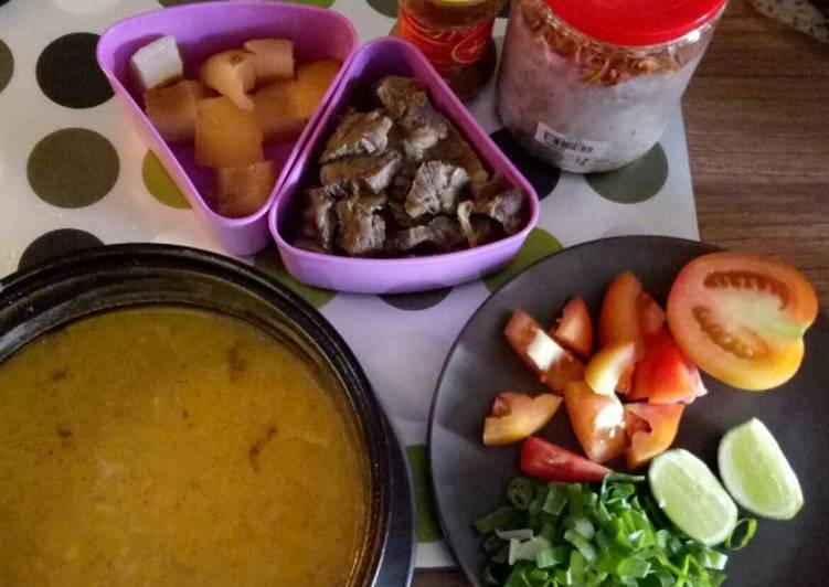 Bagaimana Menyiapkan Soto betawi ala Anin, Lezat Sekali