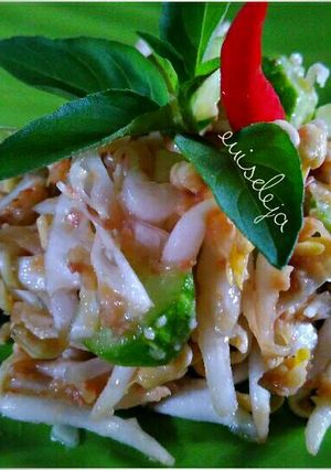 Foto resep Lotek atah (versi maksi GMdietday2)