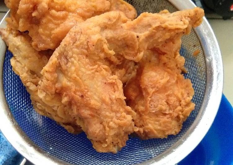 Langkah Mudah untuk Membuat Fried chicken suppeeer crunchy yang Bisa Manjain Lidah