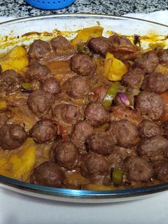 صورة لوصفة صنييه كفته بالبطاطس