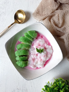 Foto resep Es pisang ijo
