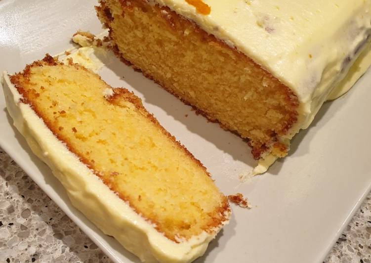 Orange cake with Orange icing