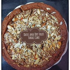 A picture of Dates and Dry Fruit Farali cake.