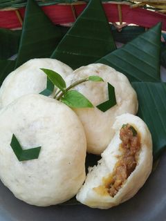 Foto resep Pao (bakpao) lembut isi ayam kecap