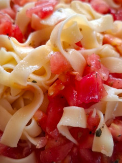 Una foto de Fettuccine Primavera