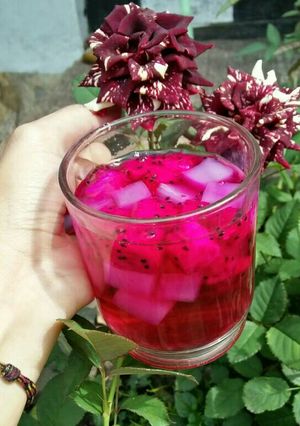 Foto resep Es naga merah