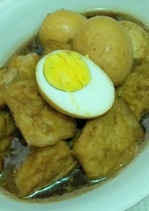 Foto resep Semur telur dan tahu