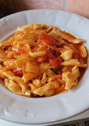 Lecsós haluska🍅🌶️🍅🌶️🍅 recept fotója