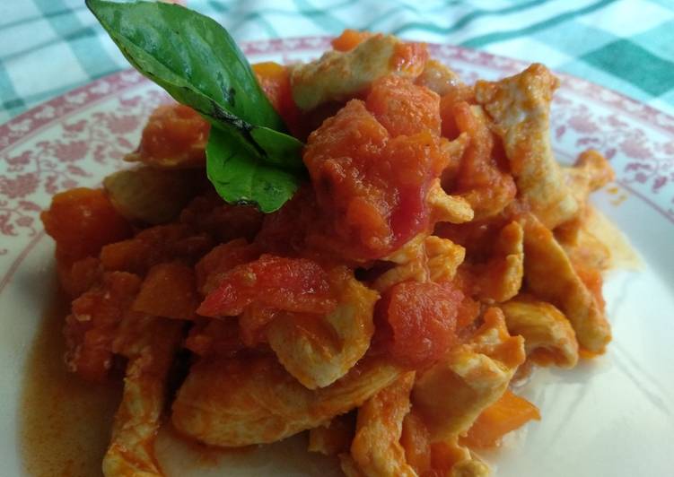 Straccetti di Petto di Pollo alla contadina