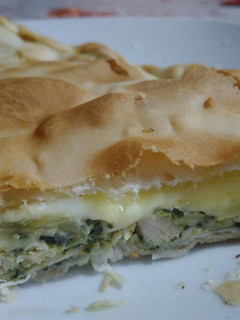 Una foto de Tarta de acelga y pollo