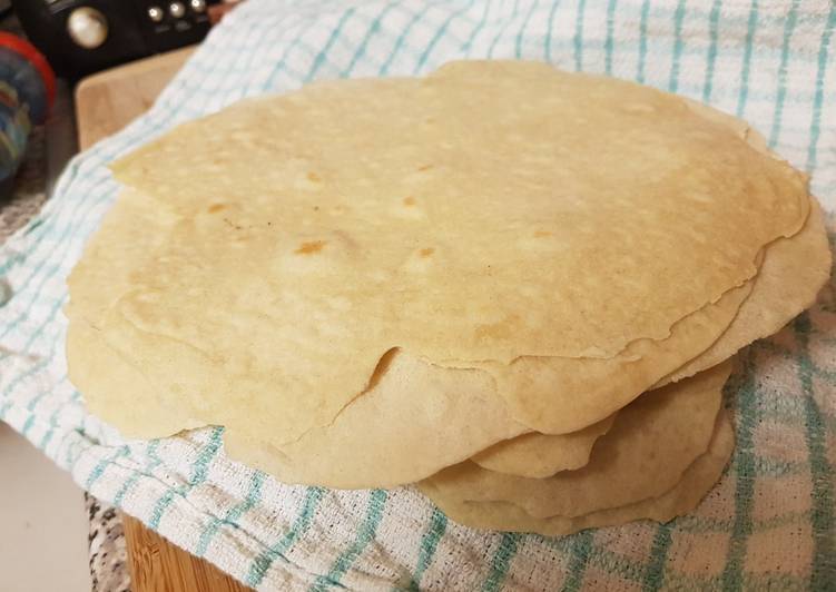 How to Prepare Super Quick Homemade Soft Tortilla Wraps